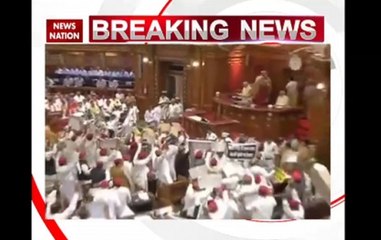 Opposition creates ruckus in UP Assembly