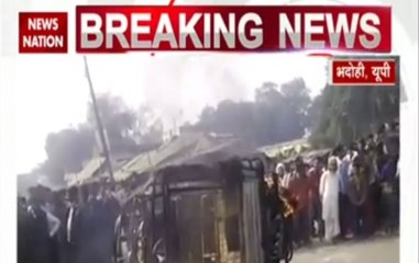 Truck hits bike in Bhadohi, two killed