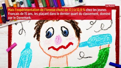 Alcool, tabac et cannabis en baisse chez les adolescents