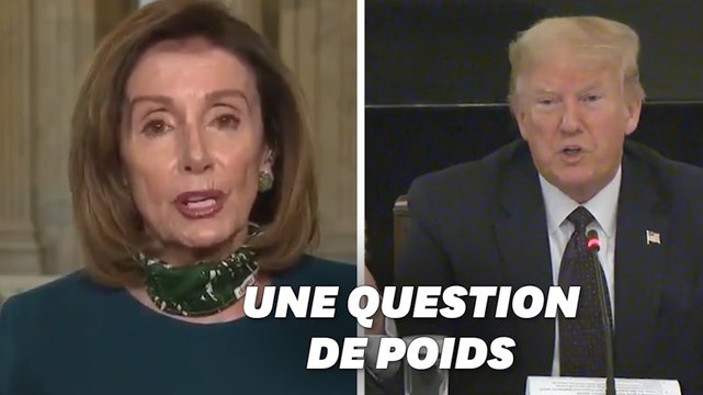 Trump, en obésité morbide , ne devrait pas prendre de chloroquine selon Pelosi