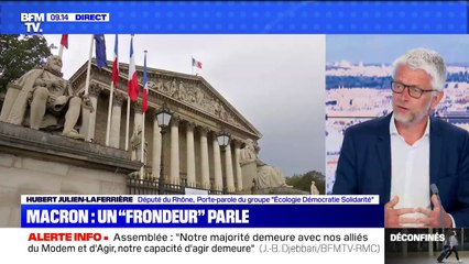 L'ex-député LaREM Hubert Julien-Laferrière estime que la majorité et le gouvernement "se sont éloignés des promesses de 2017" (BFMTV)