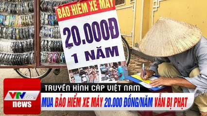 Mua bảo hiểm xe máy 20.000 đồng/năm vẫn bị phạt  Tin Tức Thời Sự Hôm Nay