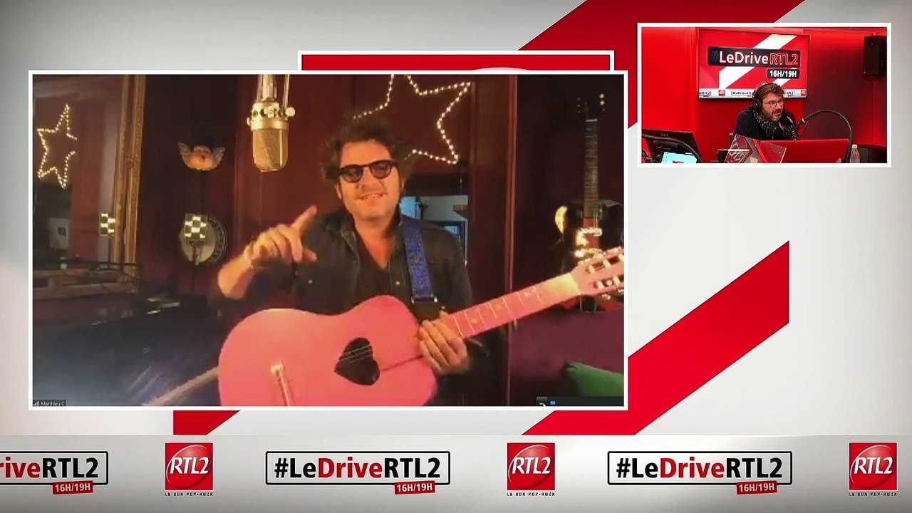 -M- interprète "Croîs au printemps" en live dans  #LeDriveRTL2 (18/05/20)