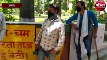 प्रशासन की चौखट पर गुहार लगाने को मजबूर हुए मजदूर