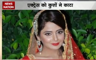 Actress Parul attacked by dogs