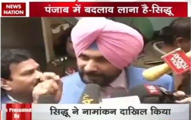 Punjab assembly polls: Navjot Singh Sidhu files nomination from Amritsar East