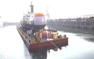 India's indigenously built second scorpene submarine Khanderi launched in Mumbai