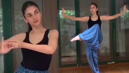 Aditirao Hydari dancing tribute to her guru | Sufiyum Sujathayum, Hey Sinamika