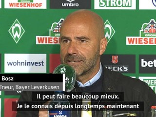 26e j. - Bosz : "Havertz peut faire beaucoup mieux"
