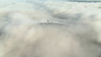 Australie: Sydney enveloppée dans un épais brouillard