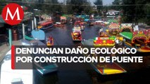 Juez ordena suspender puente en Xochimilco