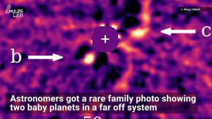Direct Images Capture the Birth of Two Baby Planets