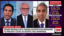 Trump says he's taking hydroxychloroquine. Dr. Gupta says he shouldn't