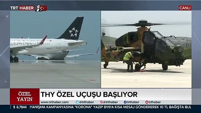THY'nin 19 Mayıs özel uçuşu başladı