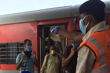 shramik special train reached jodhpur, 8 buses moved with migrants
