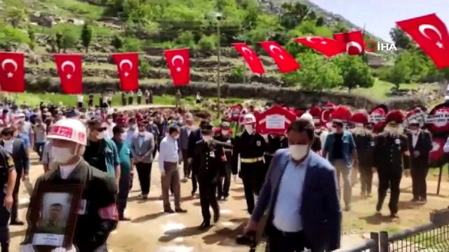 Hakkari şehidi son yolculuğuna uğurlandı
