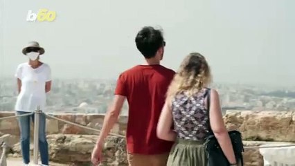 Greece's Acropolis Gets Visitors on First Day of Re-Opening