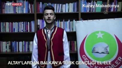 Farklı ülkelerden 13 genç 19 Mayıs coşkusunu paylaştı