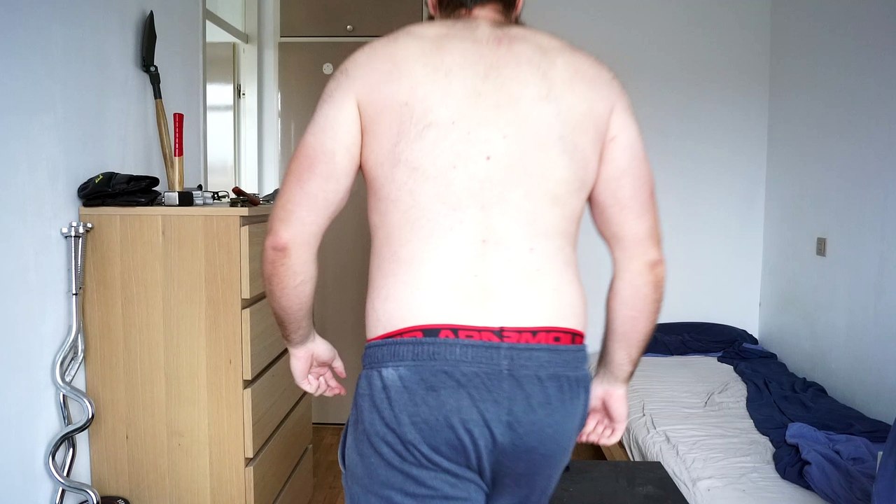 Bashing, hitting my abs with my forearms 2019 part 8