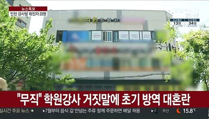 "무직" 거짓말 학원강사발 연쇄 확진…파장확산
