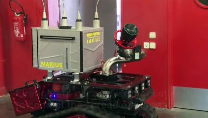 Marseille firefighters equip themselves with a virus-killing robot