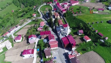 Zigana Dağı eteklerindeki Hamsiköy Sessizliğe büründü