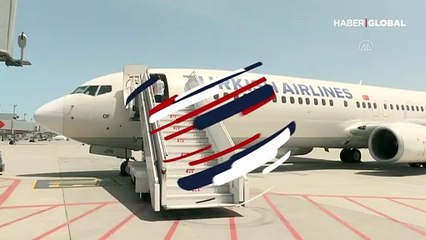 THY'nin 9 milyon sembolik yolculu 19 Mayıs özel uçuşu Samsun'da tamamlandı