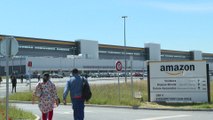 Amazon rouvre son entrepôt de Brétigny-sur-Orge