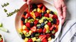 Easy & healthy fruit salad: fruits & nuts salad/ How to make easy but healthy fruit salad