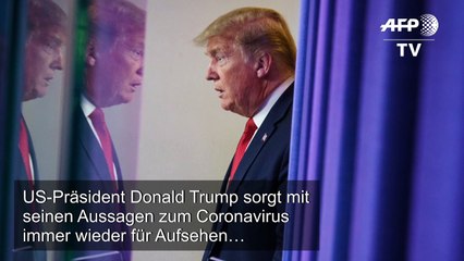 Trumps aufsehenerregendste Aussagen zum Coronavirus