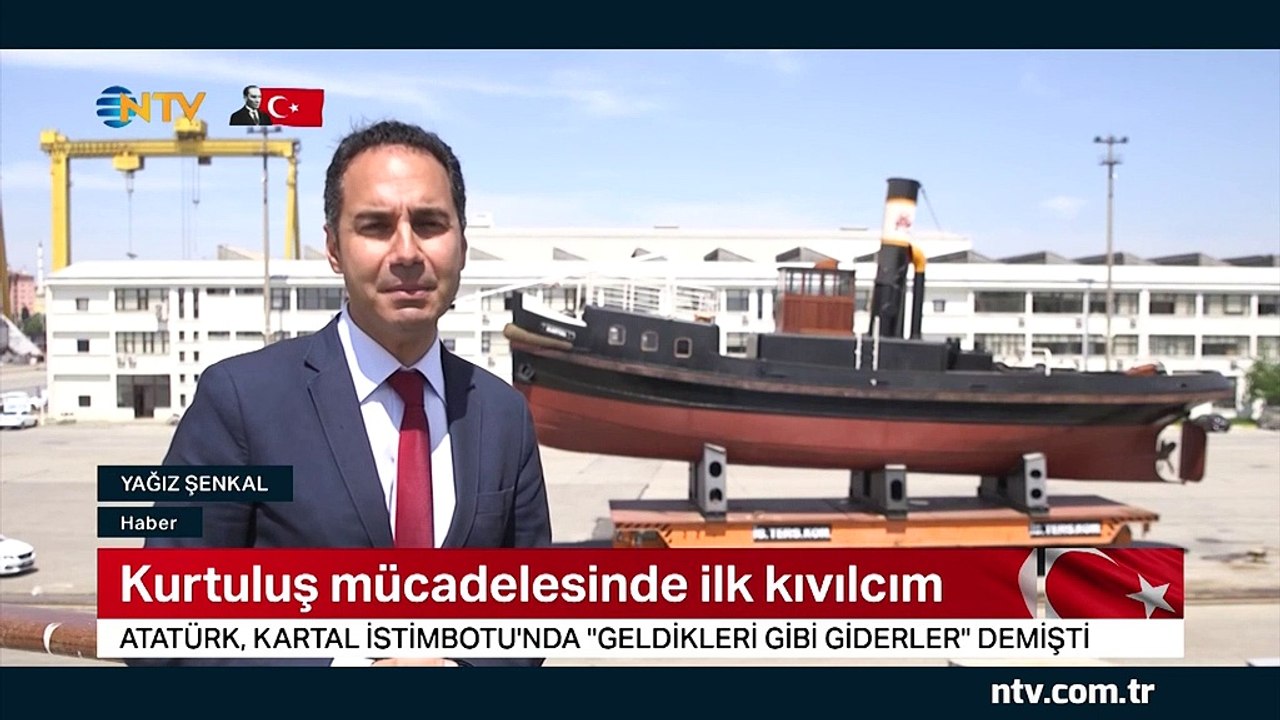 Atatürk'ün tarihe geçen sözleri söylediği Kartal İstimbotu yenilendi