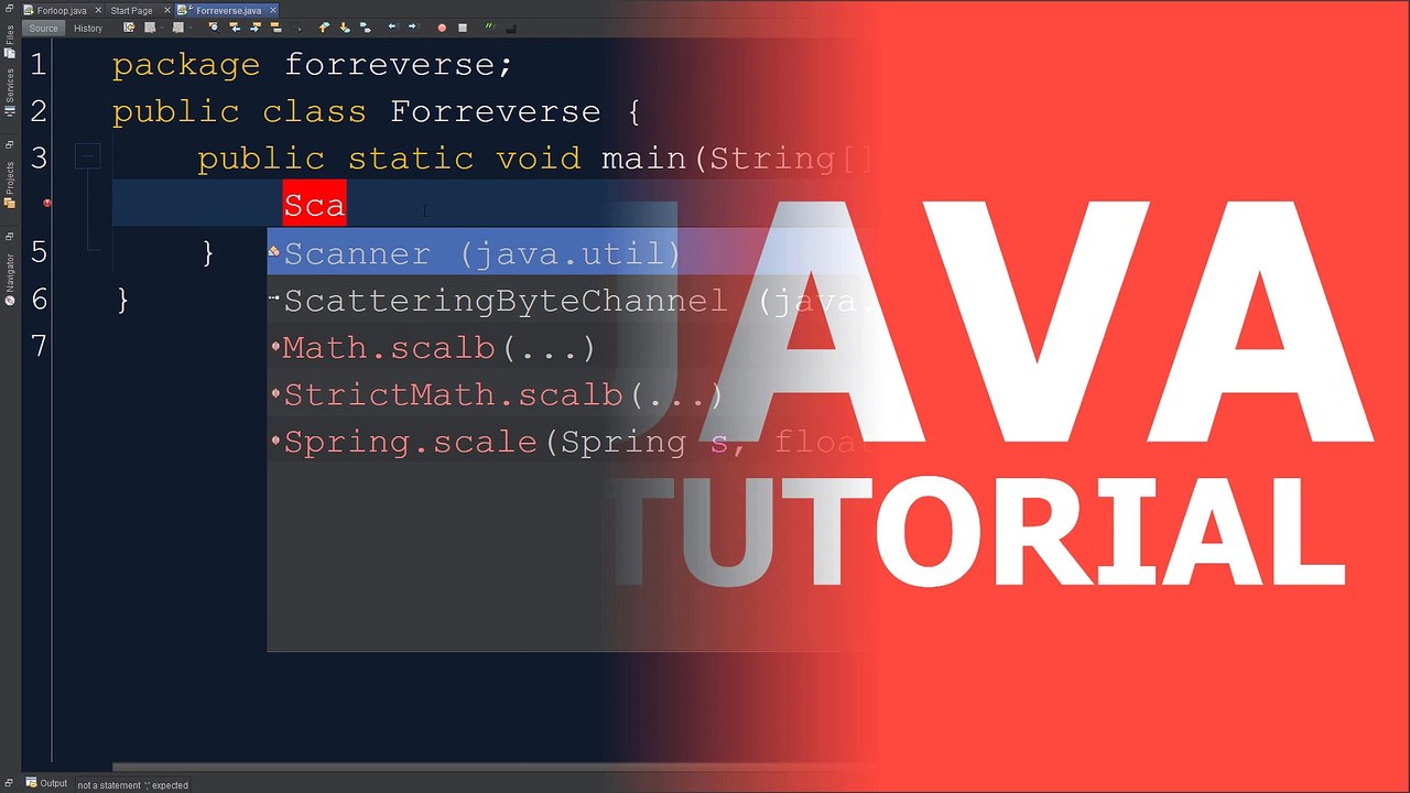 Java enter a countdown number
