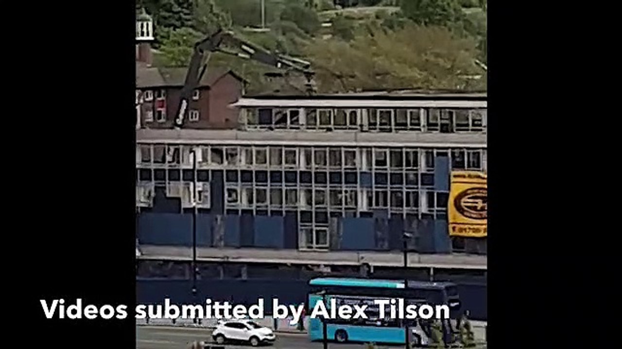 Demolition underway at Wakefield's Chantry House