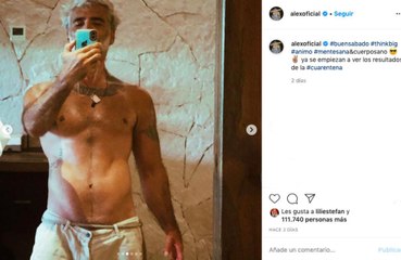 Alejandro Fernández sube la temperatura en Instagram sin camiseta