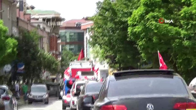 Çekmeköy’de otobüslü bando takımı ile 19 Mayıs kutlaması