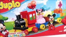 Learn colors and numbers with Lego Duplo Minnie Mickey Birthday Parade toy train