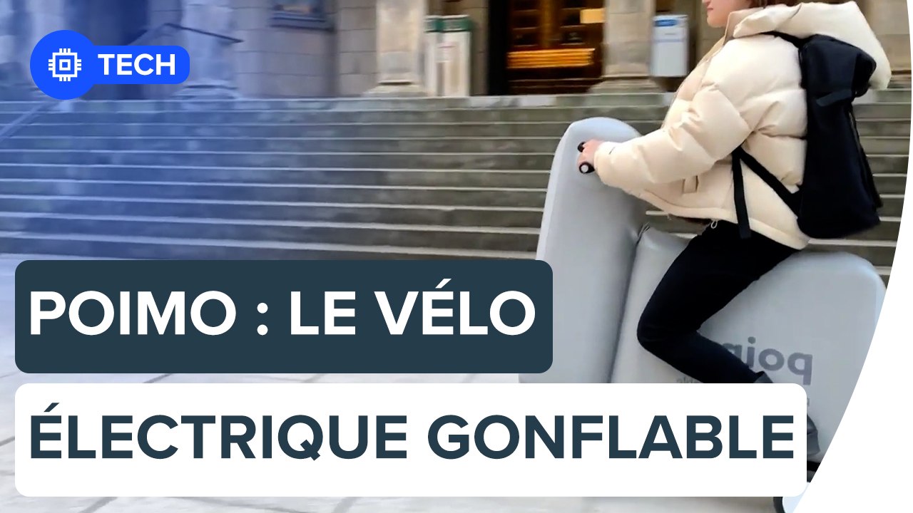Ce vélo électrique gonflable tient dans un sac à dos | Futura