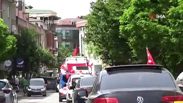 Çekmeköy’de otobüslü bando takımı ile 19 Mayıs kutlaması