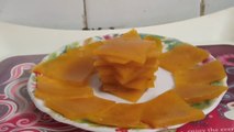 Home made Aam Papad recipe/Aam Papad recipe