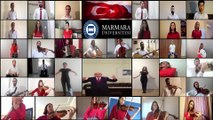 Marmara Üniversitesi Türk Müziği Topluluğu 19 Mayıs vesilesiyle eserler seslendirdi - İSTANBUL