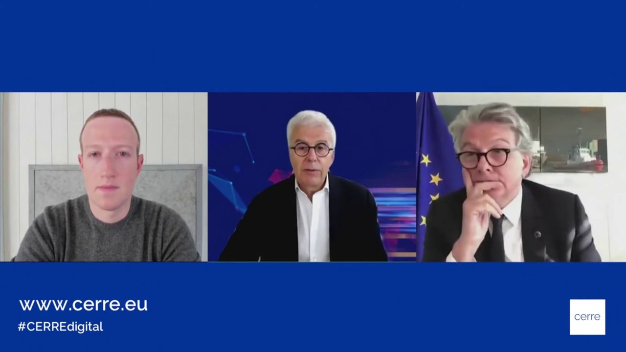 "Payez vos impôts là où vous devez en payer":  Thierry Breton tacle le patron de Facebook, Mark Zuckerberg