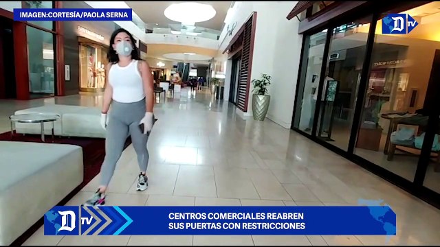 Centros comerciales reabren sus puertas con restricciones
