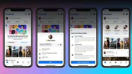 Facebook : Messenger Rooms est désormais accessible à tous