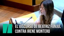 El discurso de Beatriz Fanjul contra Irene Montero