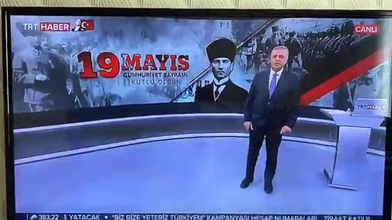 TRT'den sosyal medyayı sallayan hata: '19 Mayıs Cumhuriyet Bayramı'