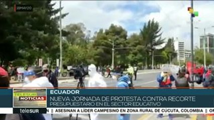 Download Video: Ecuador: nuevas protestas contra recortes del gobierno a la educación