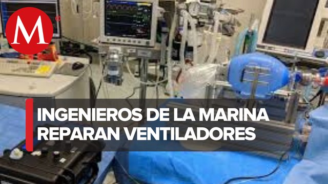 Semar repara ventiladores para pacientes con covid-19