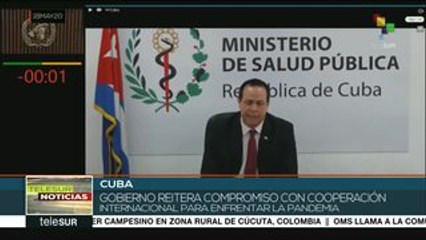 Cuba reitera ante OMS compromiso de cooperar en lucha contra COVID-19