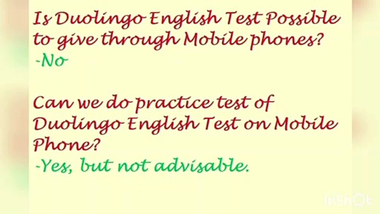 Duolingo English Test- Can we use Mobile for the test?? Answer to all your questions.