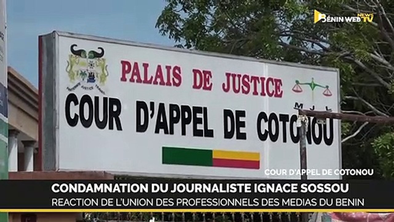 Cour d’appel de Cotonou : réaction de l’UPMB suite à la condamnation du journaliste Ignace Sossou